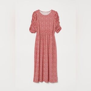 H&M | Mama Floral Patterned Jersey Maternity Smocked Dress